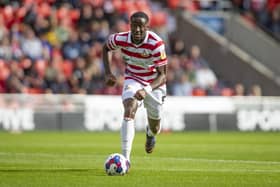 Doncaster Rovers defender Joseph Olowu.