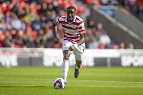 Doncaster Rovers defender Joseph Olowu.