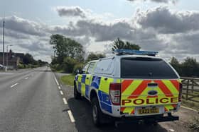 Drivers argue with police about rural road speed limit.