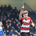 Joe Ironside celebrates his goal - his 20th league strike of the campaign - at Gillingham.