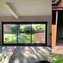 The installation of the patio doors was worth the wait