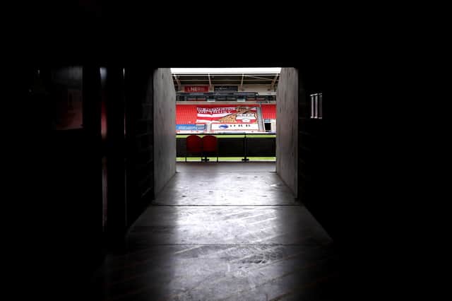 Light at the end of the tunnel: Fans are set to return to the Keepmoat Stadium next season. Photo by George Wood/Getty Images