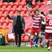 Andy Butler watches on as Rovers take on Charlton Athletic. Picture: Andrew Roe/AHPIX