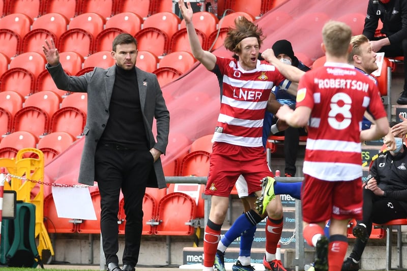Andy Butler watches on as Rovers take on Charlton Athletic. Picture: Andrew Roe/AHPIX