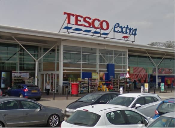 Tesco has closed some of its clothing departments.