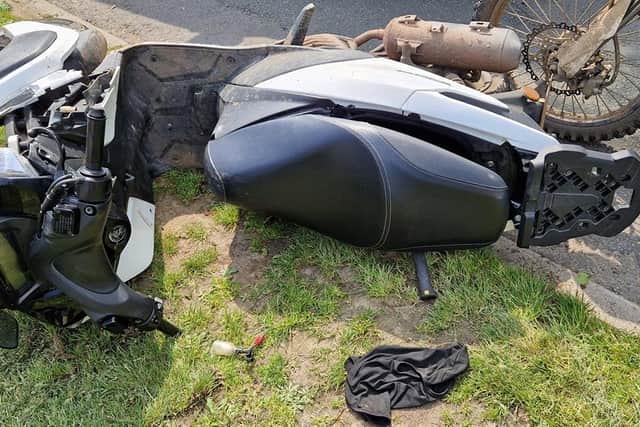 Police find hammer and cannabis after detaining pair on stolen bike ...