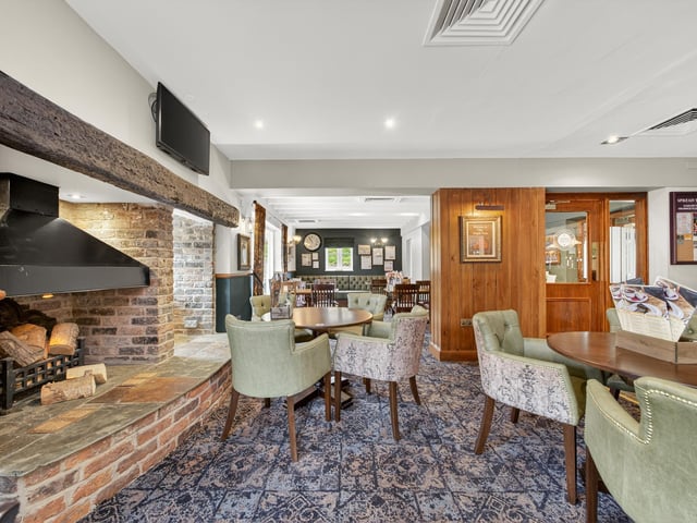 The comfortable new lounge area