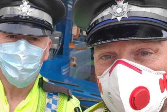 Police have been carrying out random patrols on buses in South Yorkshire to ensure passengers who are not exempt are wearing face coverings