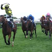 Who will emulate David Egan riding Eldar Eldarov in winning  the Cazoo St Leger Stakes at Doncaster Racecourse on September 11, 2022 in Doncaster, England. (PIcture: Eddie Keogh/Getty Images)