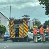 Emergency services are at the scene in Bentley.