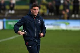 Doncaster Knights head coach Joe Ford before the defeat to London Scottish in October. He is looking to avenge that on Saturday. (Picture: Jonathan Gawthorpe)