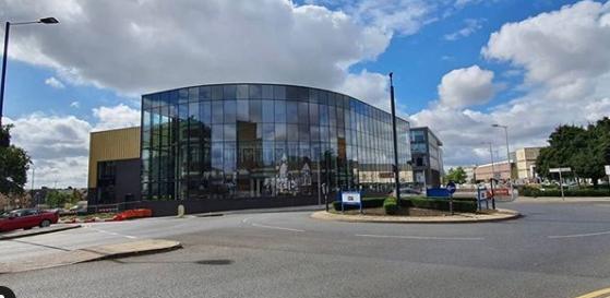 The new library and museum is looking great! Taken by @jayfieldphotography