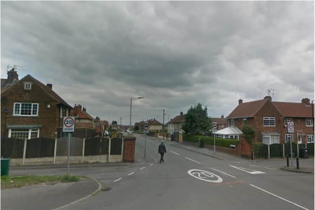 Welfare Road in Woodlands, Doncaster where a 12 day old baby was mauled to death by a dog.