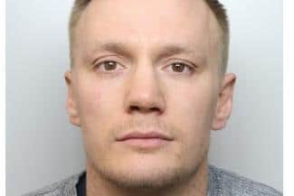 Pictured is Thomas Coward, aged 37, of St Margaret’s Drive, Swinton, Rotherham, pleaded guilty to conspiring to produce cannabis between February, 2010, and February, 2018, and to possessing criminal property after he was found with an undeclared income of £43,929. He was sentenced at Sheffield Crown Court to 46 weeks of custody.