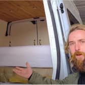 Joanne is presented with the van by Ryan.