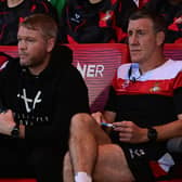 Grant McCann and hist assistant Cliff Byrne.