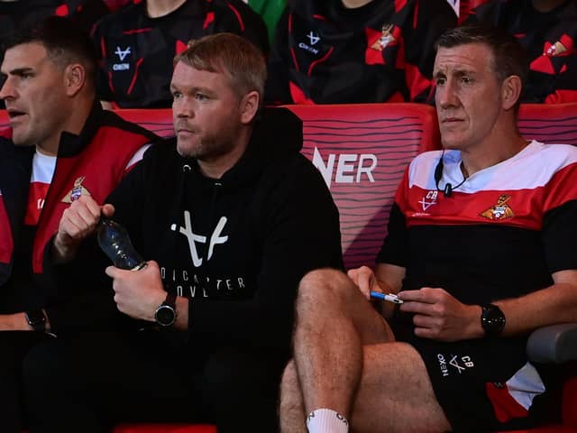Grant McCann and hist assistant Cliff Byrne.