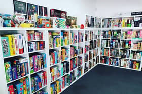 The cafe has over 400 board games to choose from.