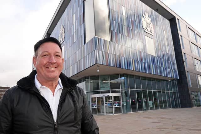 Rod Bloor, wants Doncaster Council to let him put up at marquee at The Harewood