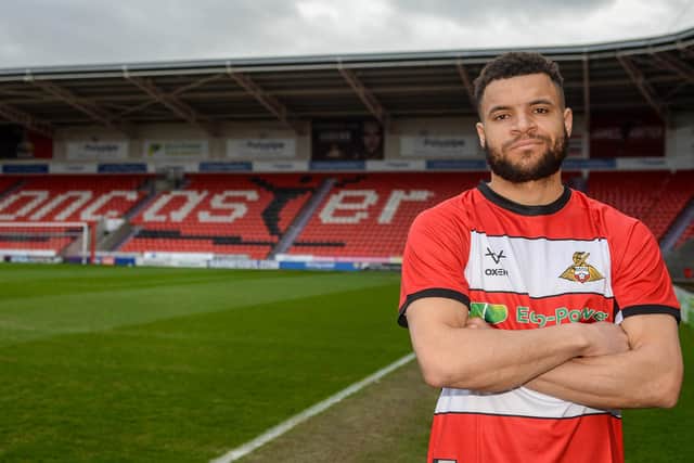 Maxime Biamou has signed a "short-term" contract at Rovers.