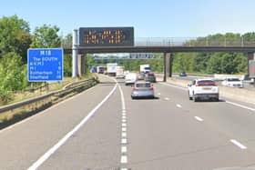Five mile tailbacks have been reported on the M18 motorway tonight, after emergency services wers called out to a crash on the carriagway.