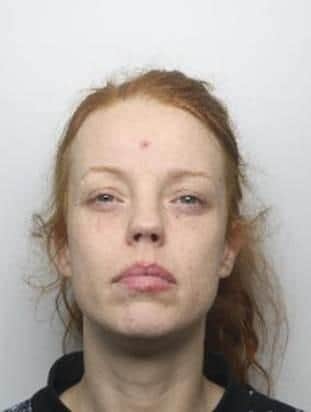 Donna Burton, 33, was jailed today for stealing from two vulnerable victims in Doncaster.