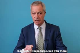 Nigel Farage is coming to Doncaster to reveal Reform's mayoral candidate.