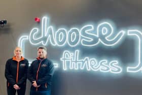 Nicola Denniff-Stather and James Baines of Choose Fitness.