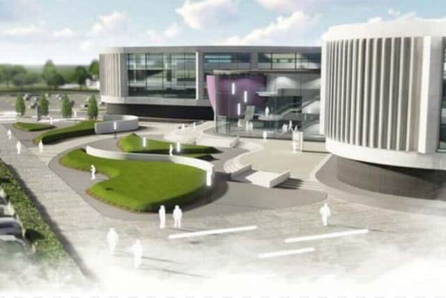 An artist's impression of Doncaster's proposed new hospital.