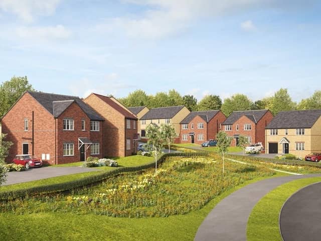 Avant Homes subnits plans for £66.5, 300 home multi-tenurev development.