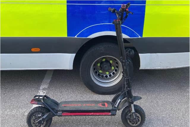 Another police warning has been issued about electric scooters being ridden in public places in Sheffield