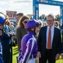 Sir Keir Starmer at Doncaster Racecourse for the St Leger.