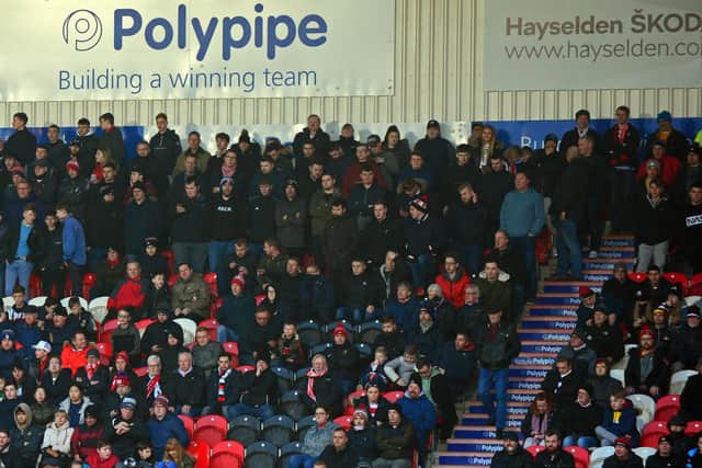 Rovers fans in the Keepmoat last year