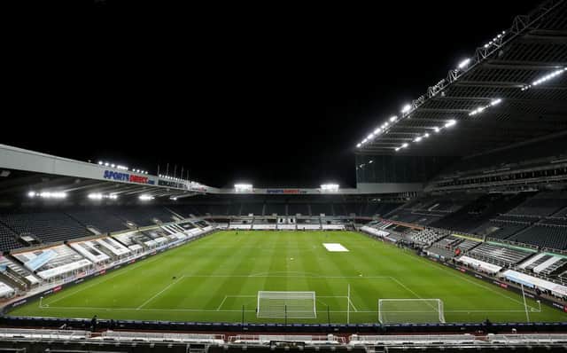 St James's Park, the home of Newcastle United.. (Photo by Scott Heppell - Pool/Getty Images)