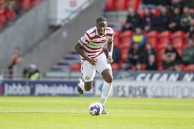 Rovers defender Joseph Olowu.  Picture Tony Johnson