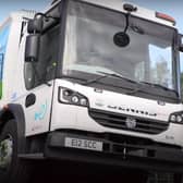 An electric bin lorry similar to the one Doncaster Council are currently trialling