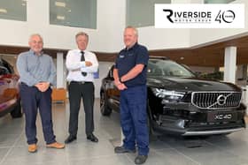 Pictured (left to right), Gary Burns (Aftersales Manager), Richard Fisher (Sales Executive), Mick Savage (Workshop Controller)