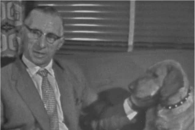 Ralph Spencer with his dog Butch. (Photo: BBC).