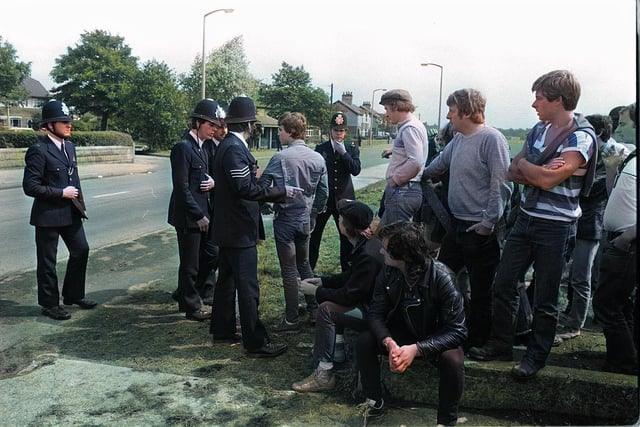 Police were shipped in from around the country to deal with striking miners in Doncaster.
