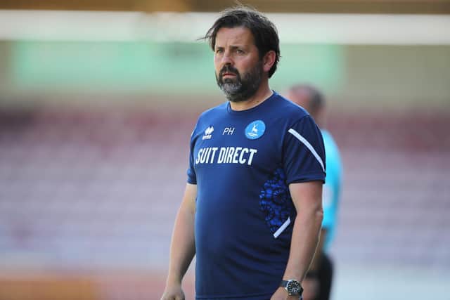 Paul Hartley failed to win any of his nine league games in charge of Hartlepool (photo by Pete Norton/Getty Images).