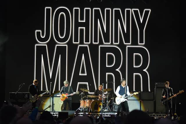 Johnny Marr rocked out the Scarborough Open Air Theatre. (Photo: Cuffe and Taylor).
