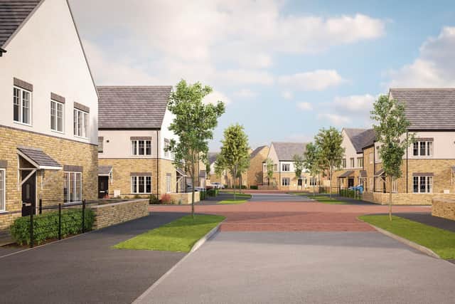 CGI indicative of house types at Eden Fields, Edenthorpe.