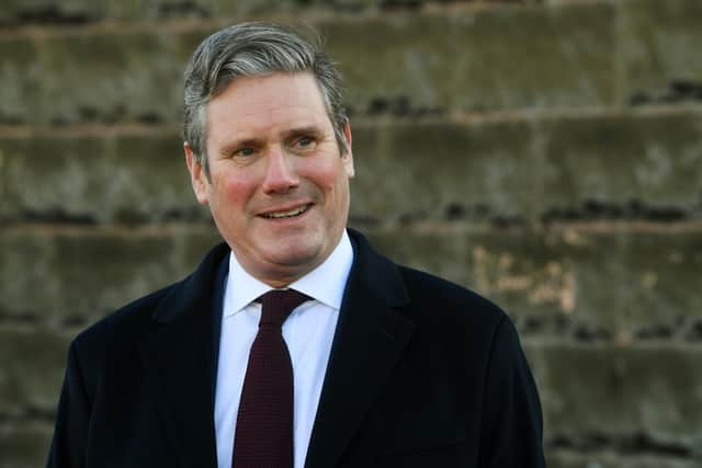 Leader of the Labour Party Keir Starmer visits residents and businesses in Bentley, South Yorkshire, who were affected by last year's floods.
17th December 2020.
Picture : Jonathan Gawthorpe