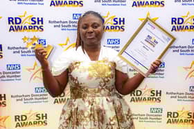 Pictured shows last year’s Clinician of the Year Funmbi Okunade, Ward Manager at Great Oaks in North Lincolnshire.