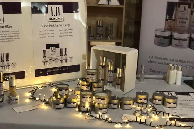 The shop is expecting a lot of Christmas trade due to markets across the country being cancelled. Decorations such as fairy lights have already been installed.