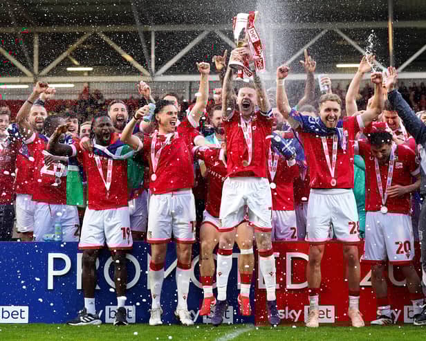Wrexham are the only side post-Covid to go up from League Two and then up again out of League One. (Photo by Kya Banasko/Getty Images)