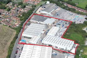 Doncaster industrial complex of five buildings - Warmsworth 36 - up for sale.