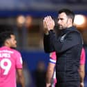 Danny Schofield while in charge of Huddersfield Town (photo by Tony Marshall/Getty Images).