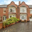 The attractive frontage of the distinctive Doncaster property.
