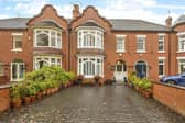 The attractive frontage of the distinctive Doncaster property.